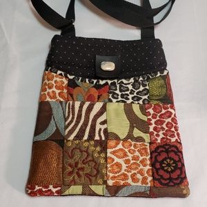 Patchwork Mini Crossbody Bag in Multi Color